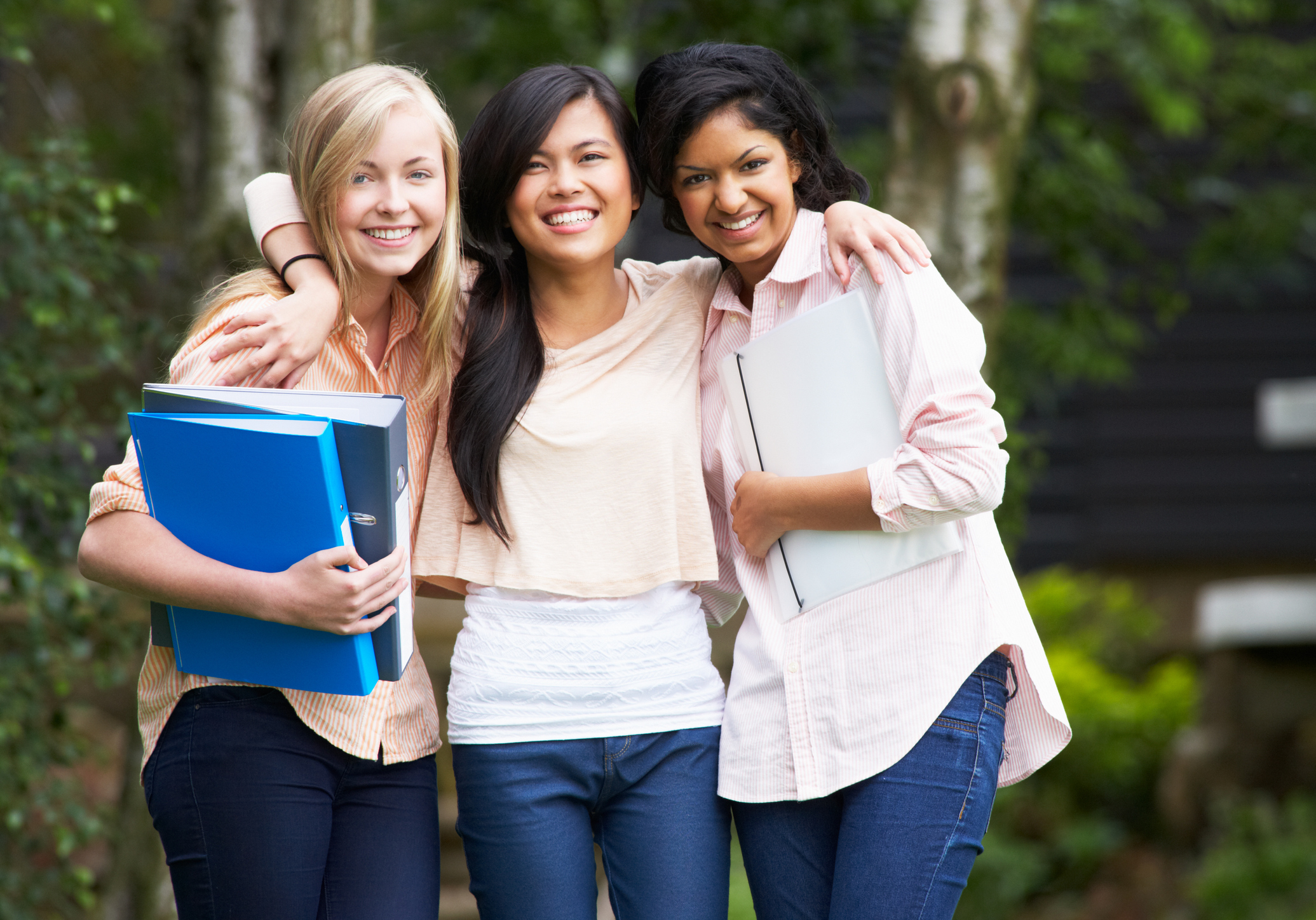 Three Teen Girls